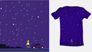 Illustration for article titled A bunch of amazing Simpsons-themed t-shirts are up for voting right now on Threadless